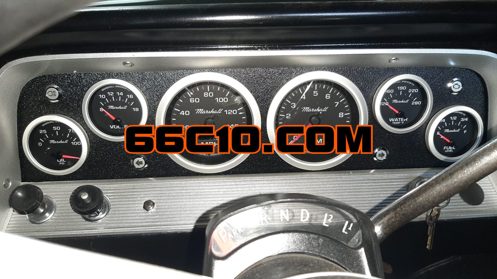 Gauge cluster install 1966 Chevy C10