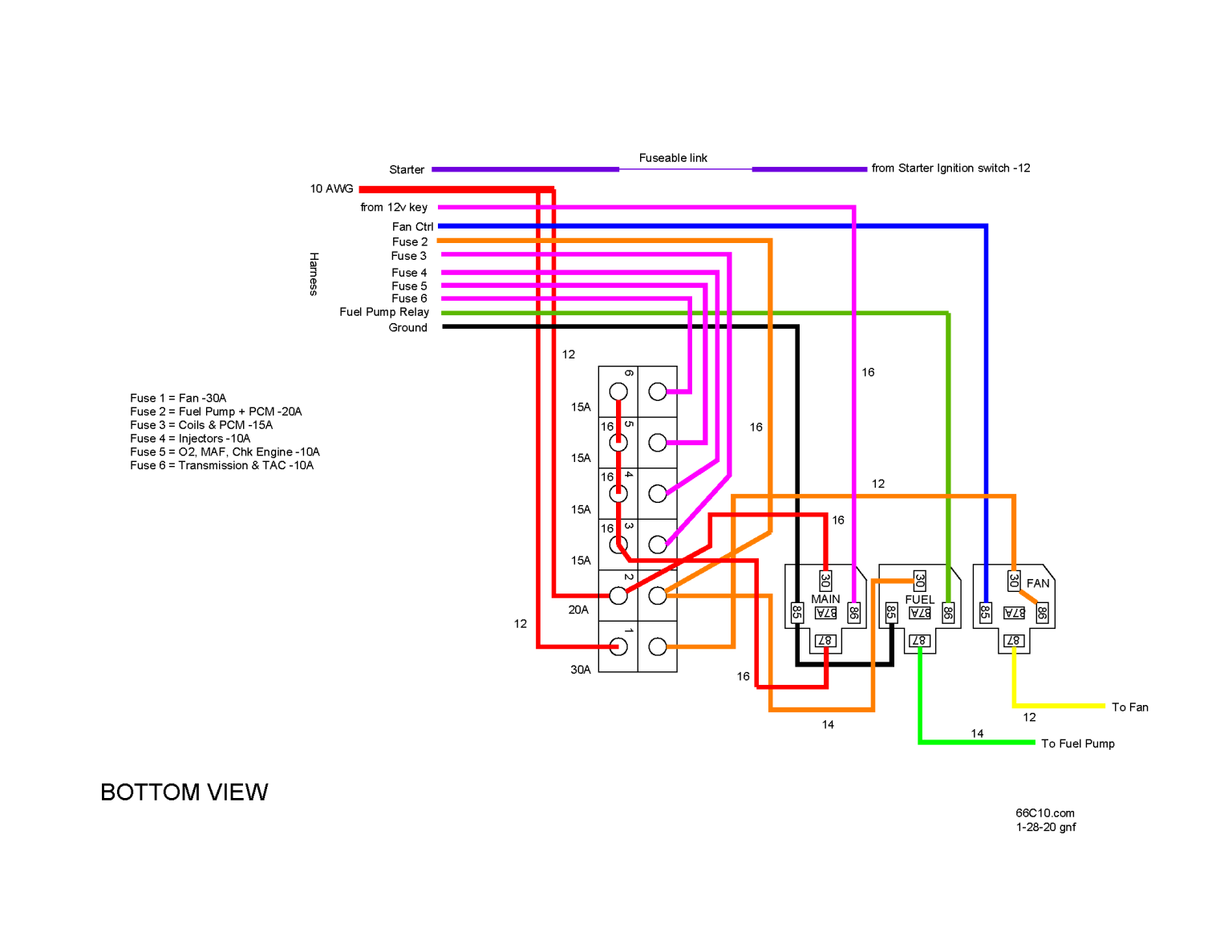 Chassis and Engine Electrical | 1966 Chevy C10